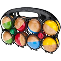 GICO Juego de Petanca de Madera Maciza- 8 Bolas- diámetro 7 cm - 3011